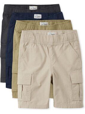 Boys' Essential Cargo Shorts - Versatile, Comfortable, Perfect for Summer Play